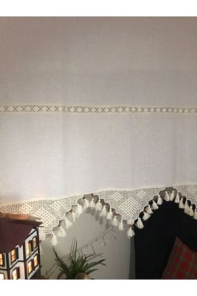 پرده زمینه بژ قابل شستشو Buldan Tekstil - کد 897989240