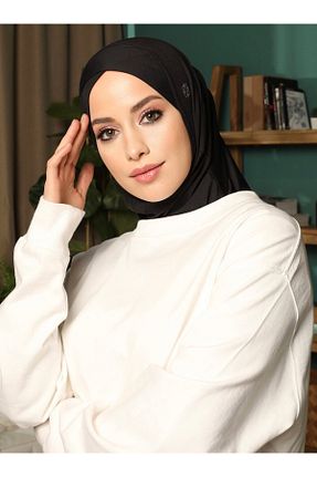 شال مشکی زنانه Tuva Şal - کد 281676715