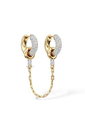 گوشواره استیل (فولاد) زرد روکش طلا neslyaccessories - کد 895248141