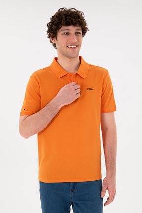پولوشرت نارنجی مردانه %100 پنبه U.S. Polo Assn. - کد 833139241