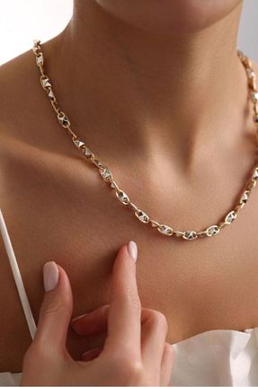 گردنبند طلا طلائی زنانه 14 عیار Sembol Gold - کد 898613079