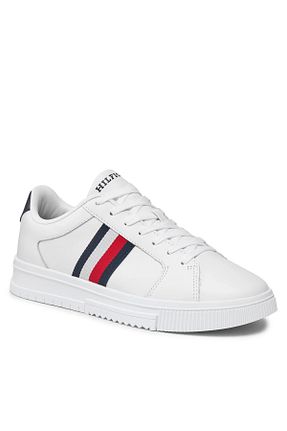 کفش پیاده روی سفید مردانه چرم اصل Tommy Hilfiger - کد 810174932