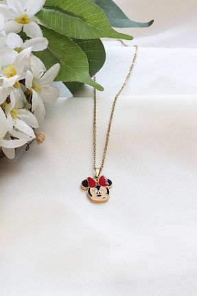 گردنبند استیل ( فولاد ) رنگی Mrs Flower - کد 898057247