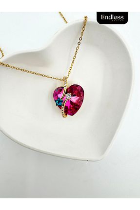 گردنبند استیل ( فولاد ) قرمز استیل ضد زنگ Butik - کد 891131702