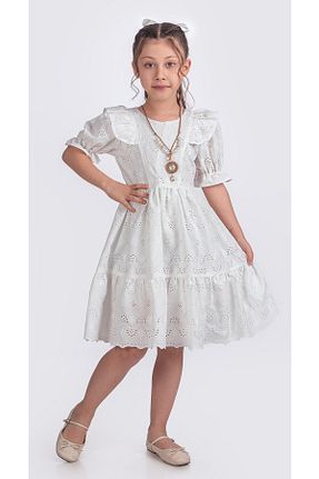 لباس سفید بچه گانه بافتنی Pina Kids - کد 898621300