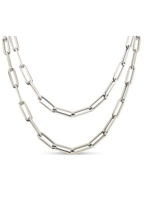 گردنبند استیل ( فولاد ) زنانه استیل ضد زنگ neslyaccessories - کد 897933520