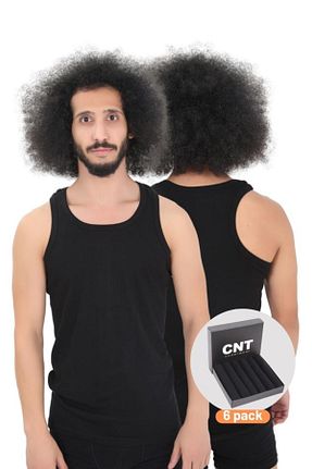 رکابی مشکی مردانه بدون آستین CNT - کد 68776730