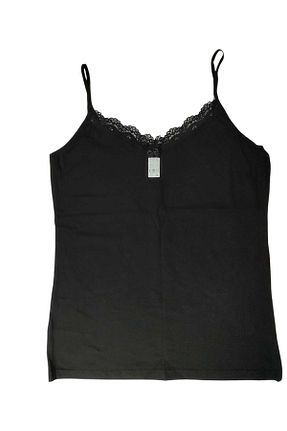 رکابی سایز بزرگ مشکی زنانه Comfort wear treasure - کد 898077780