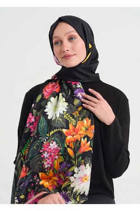 شال رنگی زنانه ابریشم Armağan - کد 898087813