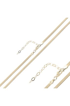 گردنبند نقره زرد زنانه 925 عیار İkraJewelry - کد 898089699
