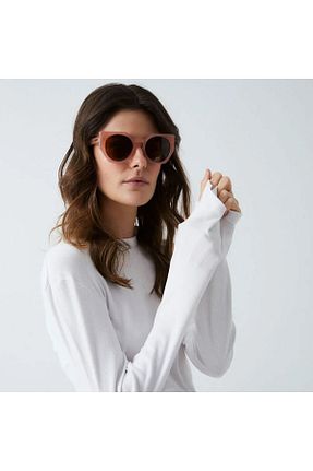 عینک آفتابی نارنجی زنانه 46 PARAFINA - کد 898094339
