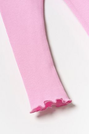 ساق شلواری صورتی بچه گانه بافت Minipodyum - کد 897450100