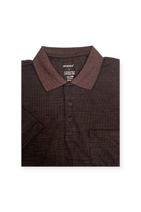 تیشرت سایز بزرگ زرشکی مردانه تکی Sadık Collection - کد 898171696