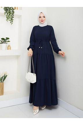 لباس حجاب سرمه ای زنانه رگولار modapark.ist - کد 898117462