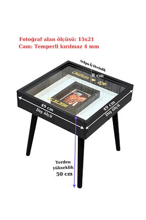 میز جلو مبلی سفید چوب ötay - کد 898213229