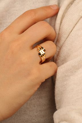 انگشتر طلا طلائی زنانه 8 عیار Çgk Çiğdem Gürel Kuyumculuk - کد 898111441
