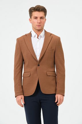 کت قهوه ای مردانه اسلیم فیت Bonesti - کد 898097135