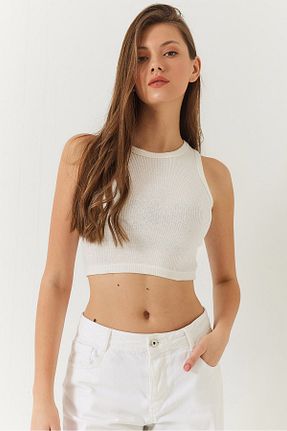 بلوز سفید زنانه ساده Bianco Lucci - کد 898106926