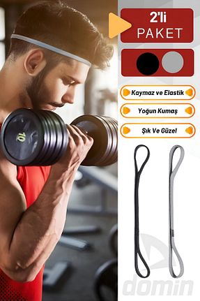 باند ورزشکار مشکی DOMİN SPOR - کد 898119045