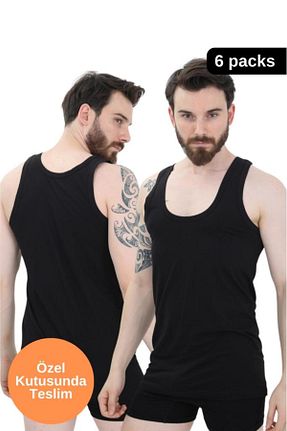 رکابی مشکی مردانه بدون آستین andredimoda - کد 898068637
