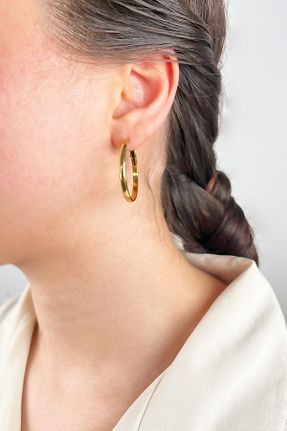 گوشواره جواهر طلائی زیرکن Sose Moda - کد 898117083