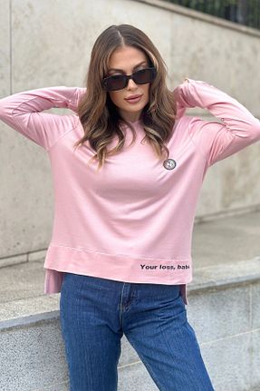 بلوز صورتی زنانه ساده New Laviva - کد 785935797