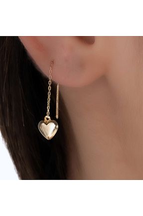 گوشواره طلا طلائی زنانه 8 عیار YCL JEWELLERY - کد 898801814
