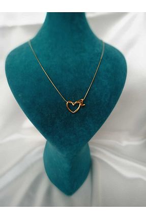 گردنبند استیل ( فولاد ) زرد زنانه استیل (فولاد) Allen Accessories - کد 898127761