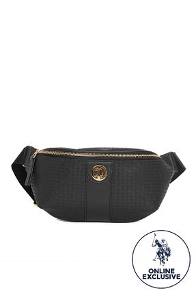کیف کمری مشکی زنانه چرم مصنوعی U.S. Polo Assn. - کد 32213419
