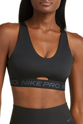 سوتین ورزشی بژ زنانه پلی استر Nike - کد 898137724