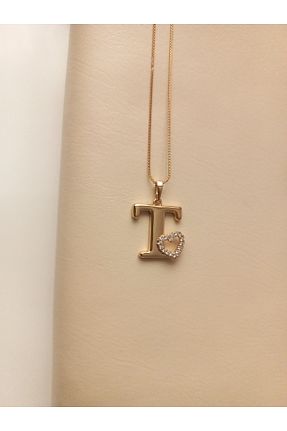 گردنبند استیل ( فولاد ) طلائی استیل (فولاد) Tişt Accessory - کد 898159447