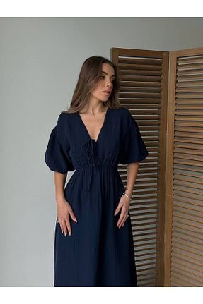 لباس سرمه ای زنانه بافتنی Lusin - کد 898166931