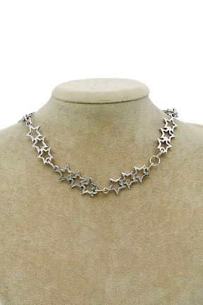 گردنبند جواهر طوسی زنانه منجق Nicheloop - کد 898166290