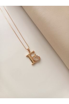 گردنبند استیل ( فولاد ) طلائی استیل (فولاد) Tişt Accessory - کد 898164469