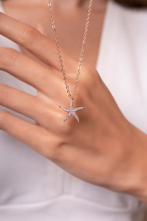 گردنبند نقره سفید زنانه 925 عیار Armes Silver - کد 411563117