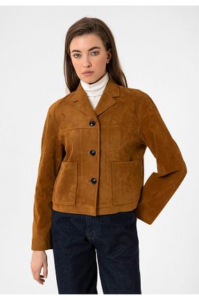 کت قهوه ای زنانه Relaxed Antioch - کد 875743172
