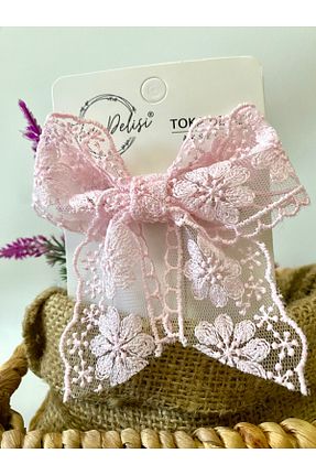 گیره سر صورتی بچه گانه پلی استر Toka Delisi - کد 897058850