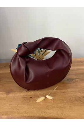 کیف دستی زرشکی زنانه سایز متوسط BEE BAGS - کد 897263435