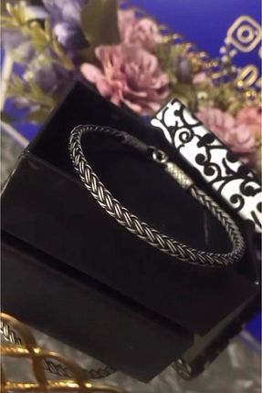 دستبند نقره متالیک زنانه 925 عیار ES - کد 898188983