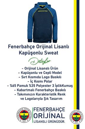 سوئیشرت اسپرت زرد زنانه رگولار Fenerbahçe - کد 878255390