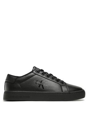 کفش اسنیکر مشکی مردانه چرم اصل Calvin Klein - کد 760890050