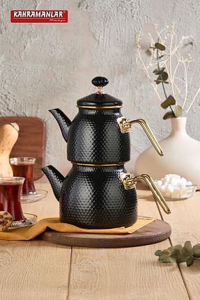 کتری مشکی مینا Kahramanlar - کد 887564343
