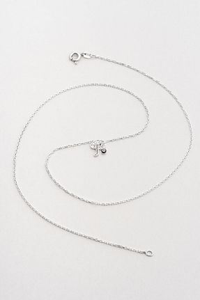 گردنبند نقره سرمه ای زنانه 925 عیار So Chic - کد 898202555