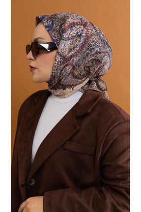 روسری بژ %100 پنبه locella - کد 898204126