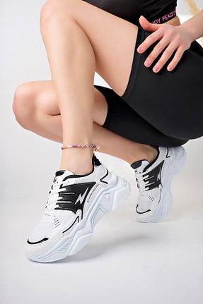 کفش اسنیکر سفید زنانه بند دار AlbiShoes - کد 898207907