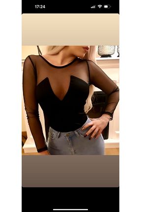 بلوز مشکی زنانه ساده Butik - کد 898216215