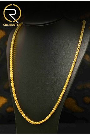 گردنبند استیل ( فولاد ) طلائی زنانه استیل (فولاد) Crc Bijuteri - کد 826876471