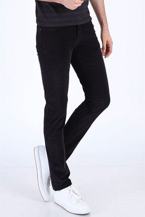 شلوار مشکی مردانه مخمل Twister Jeans - کد 898223822