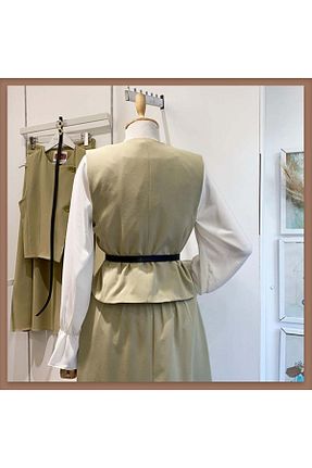 ست بالاتنه و پائین تنه سبز زنانه بافتنی Faya Boutique - کد 898231952