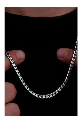 گردنبند استیل ( فولاد ) طوسی مردانه استیل ضد زنگ Igen Aksesuar - کد 898231735